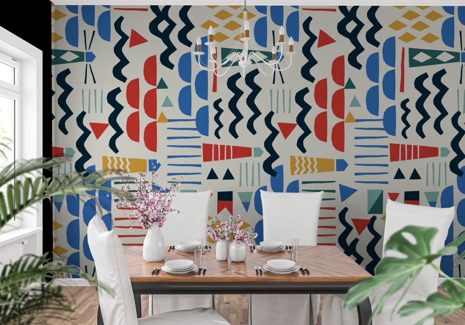 Papier peint les vagues déchaînées entourent les phares maritimes