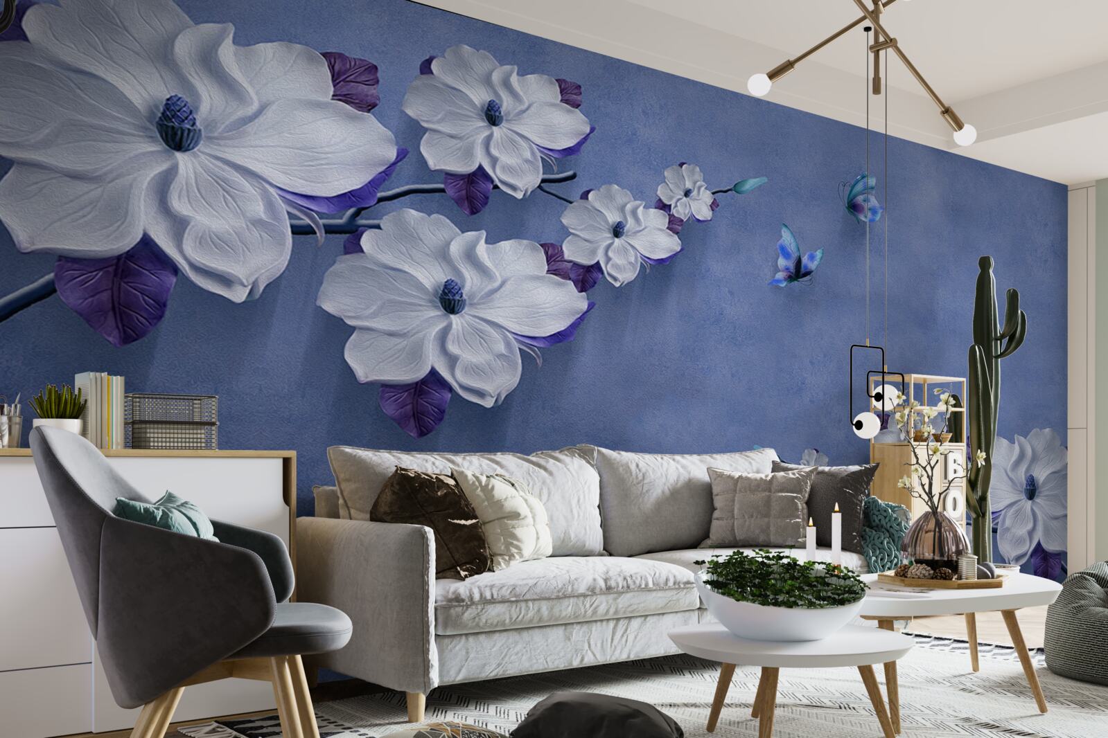 Papier peint fond élégant de la provence