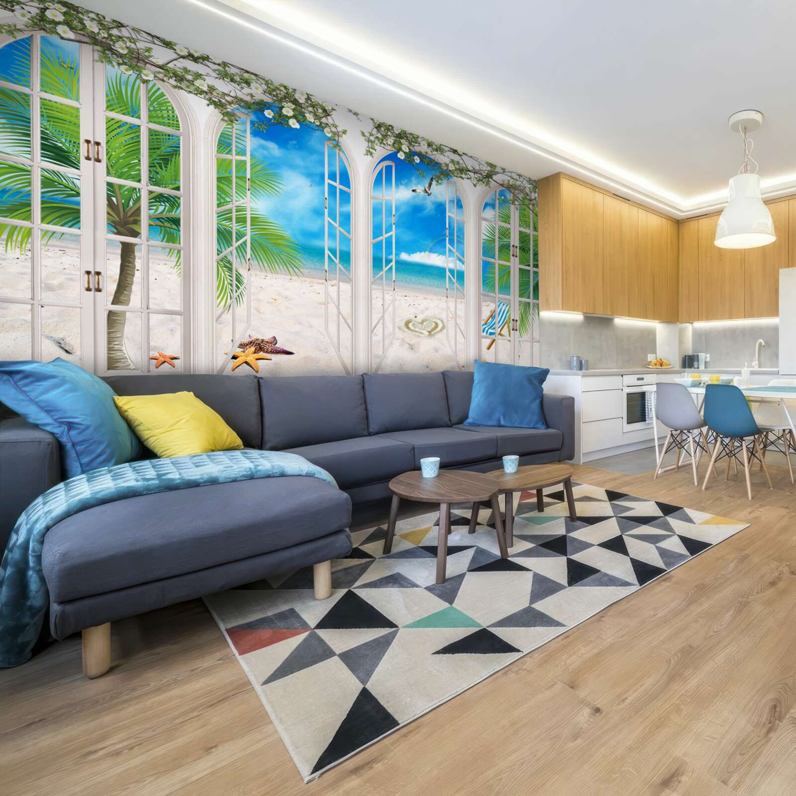 Papier peint balcon de la plage