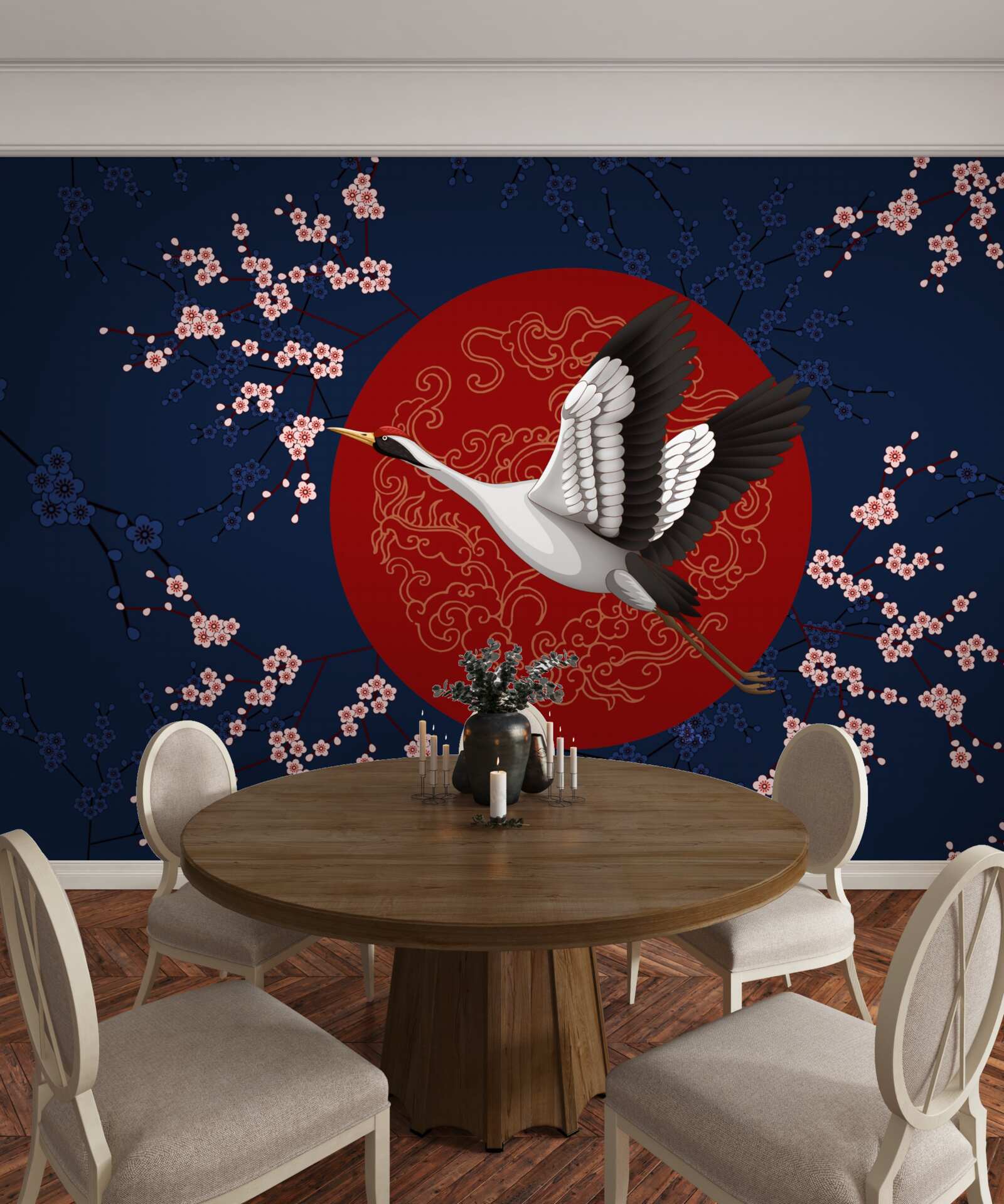 Papier peint Gâteau japonais sur le thème du ciel