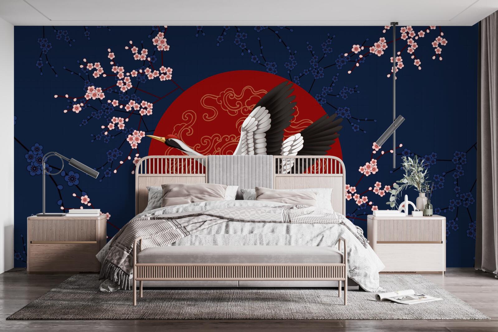 Papier peint Gâteau japonais sur le thème du ciel