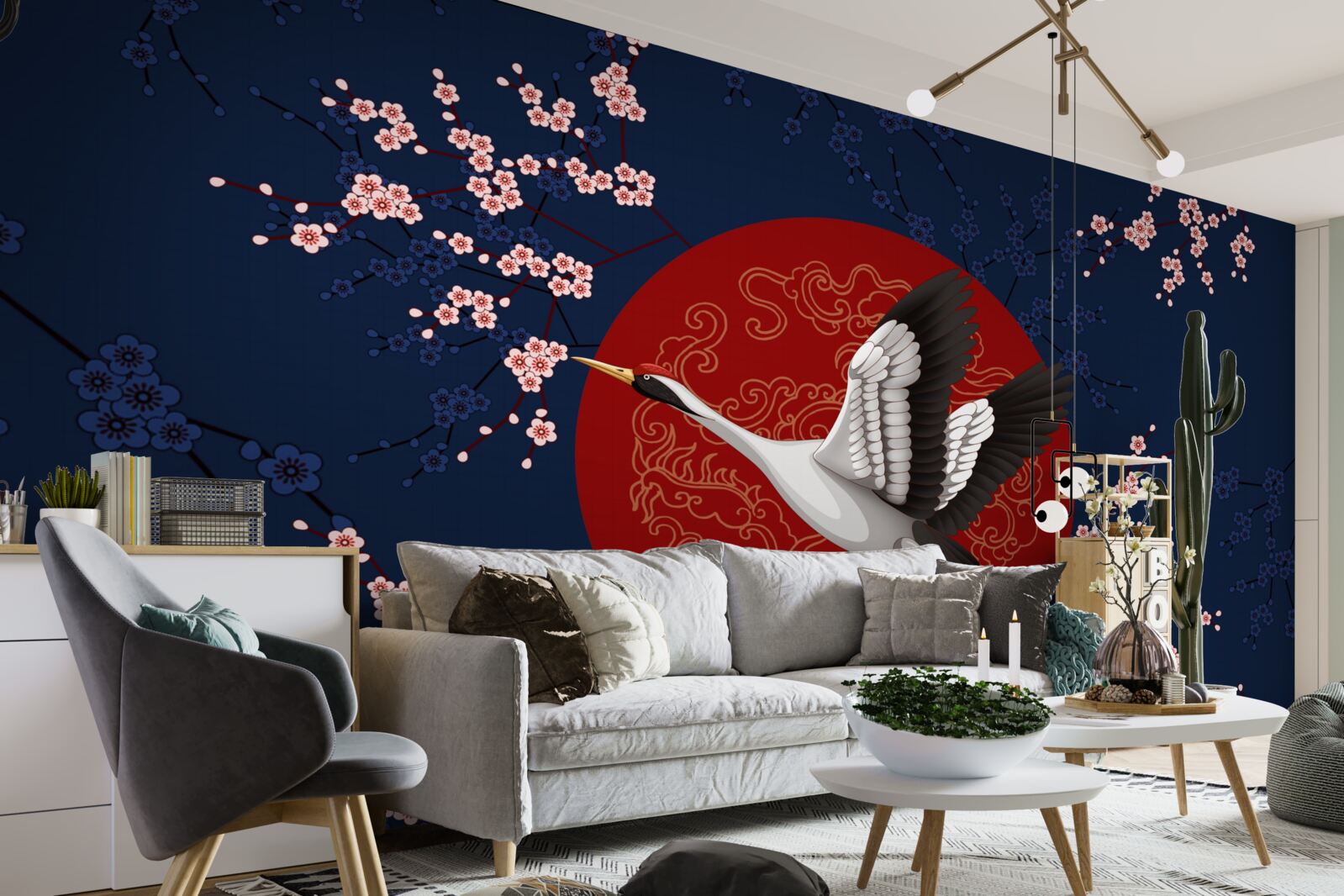 Papier peint Gâteau japonais sur le thème du ciel