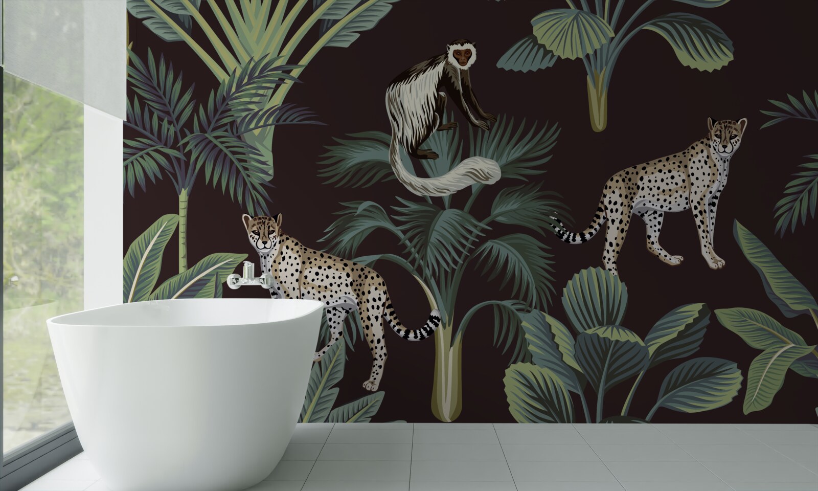 Papier peint résidents permanents des forêts tropicales