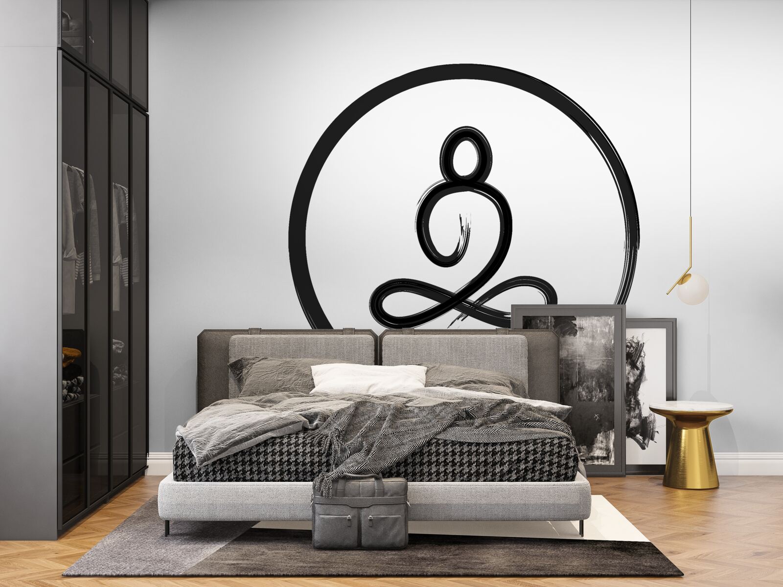 Papier peint le bouddha en état de zen