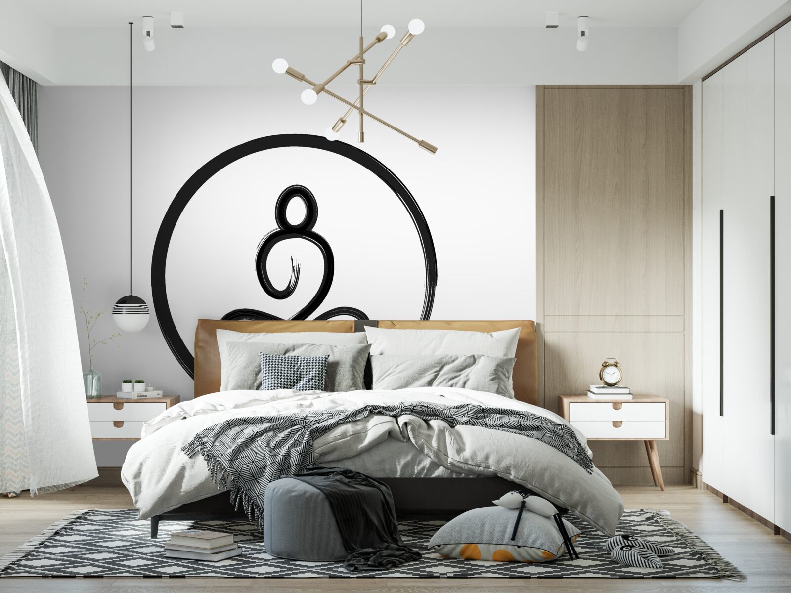 Papier peint le bouddha en état de zen