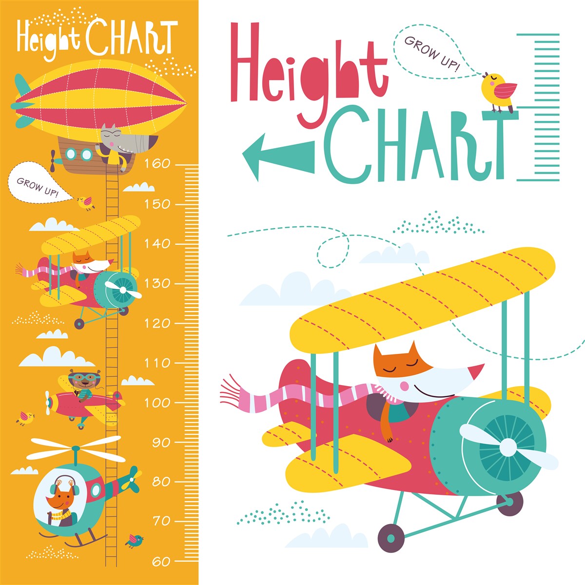 Papier peint transport d'animaux par voie aérienne