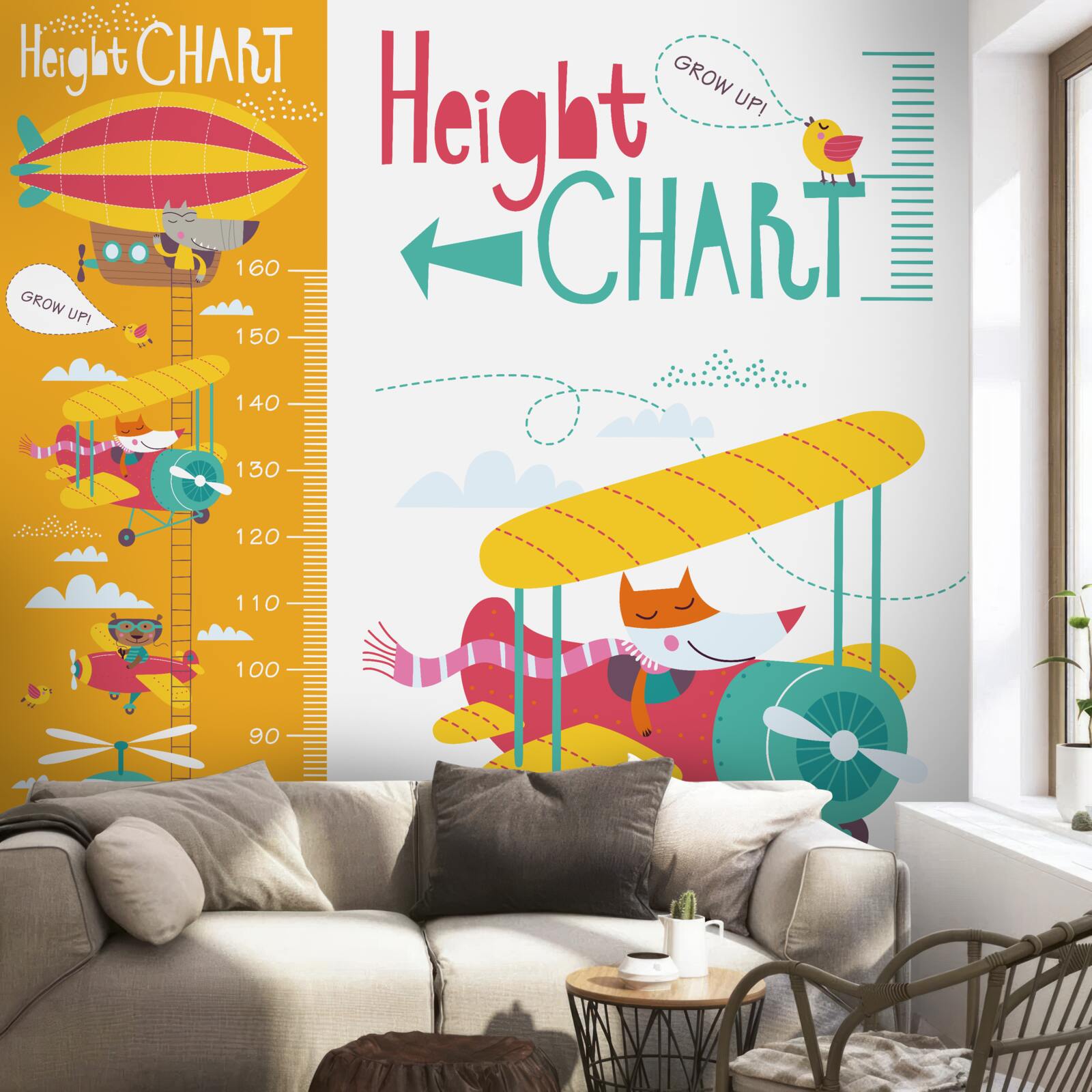 Papier peint transport d'animaux par voie aérienne