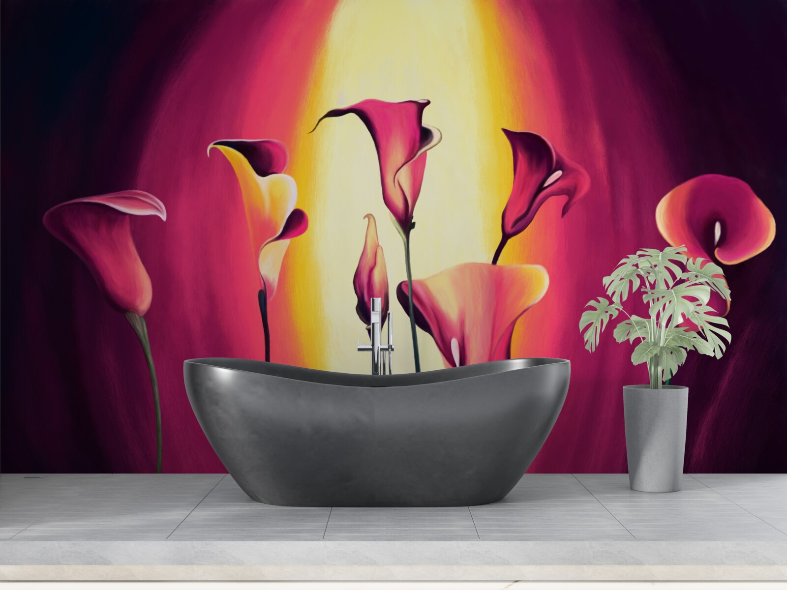 Papier peint des callias d'une incroyable beauté