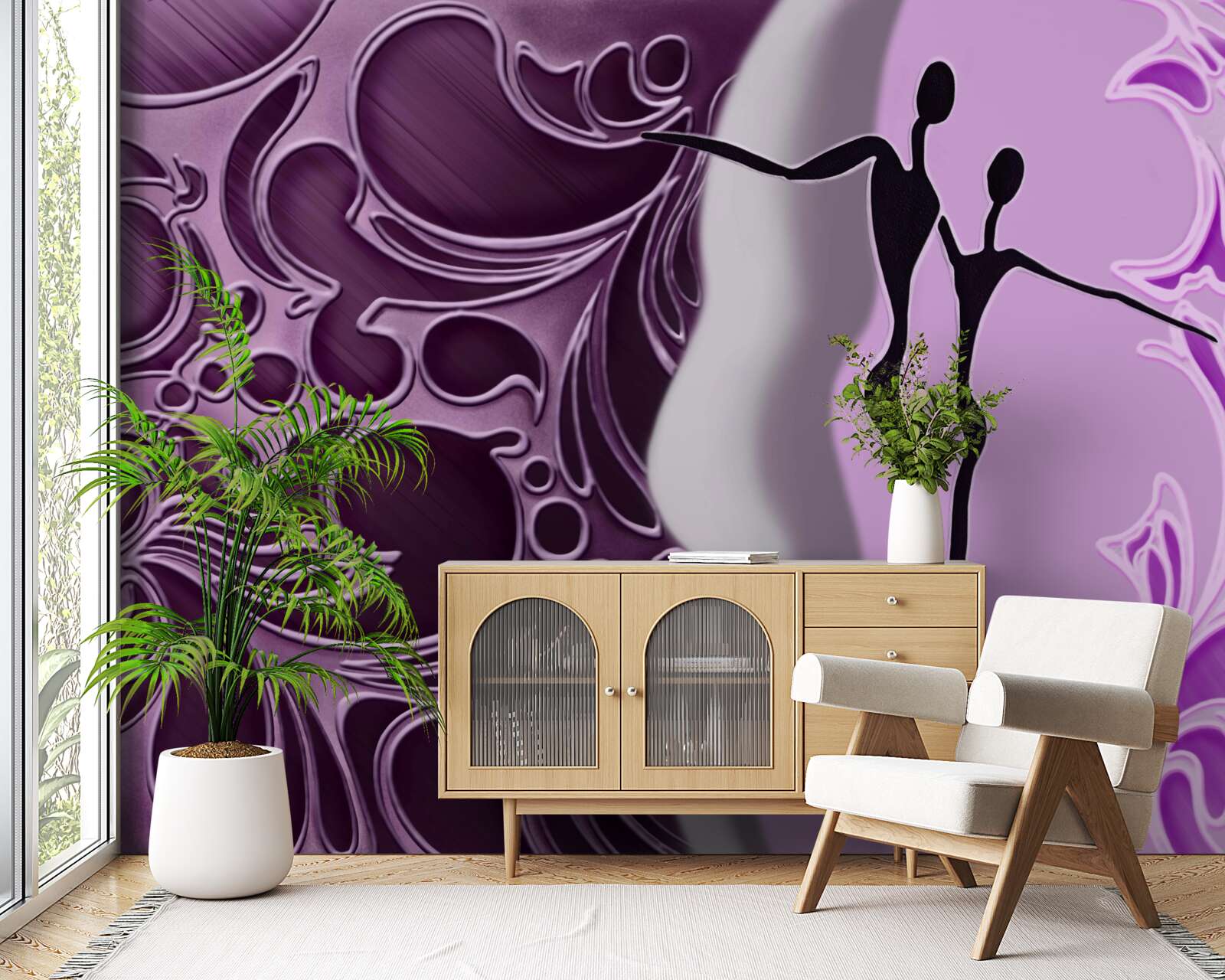 Papier peint l'excitation de l'amour dans les eaux