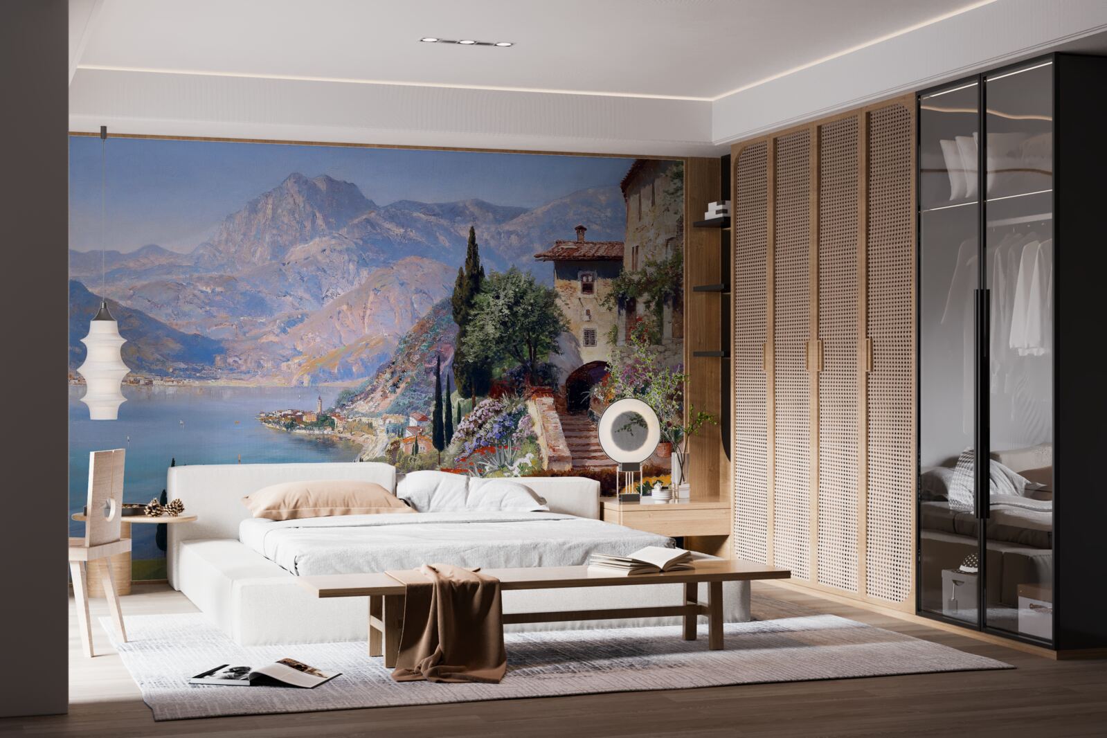 Papier peint Paysage méditerranéen en couleurs