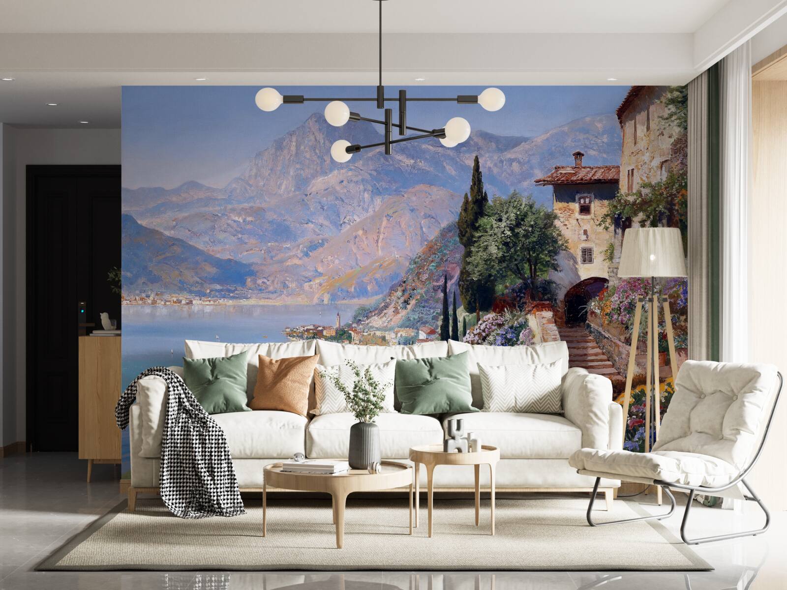 Papier peint Paysage méditerranéen en couleurs