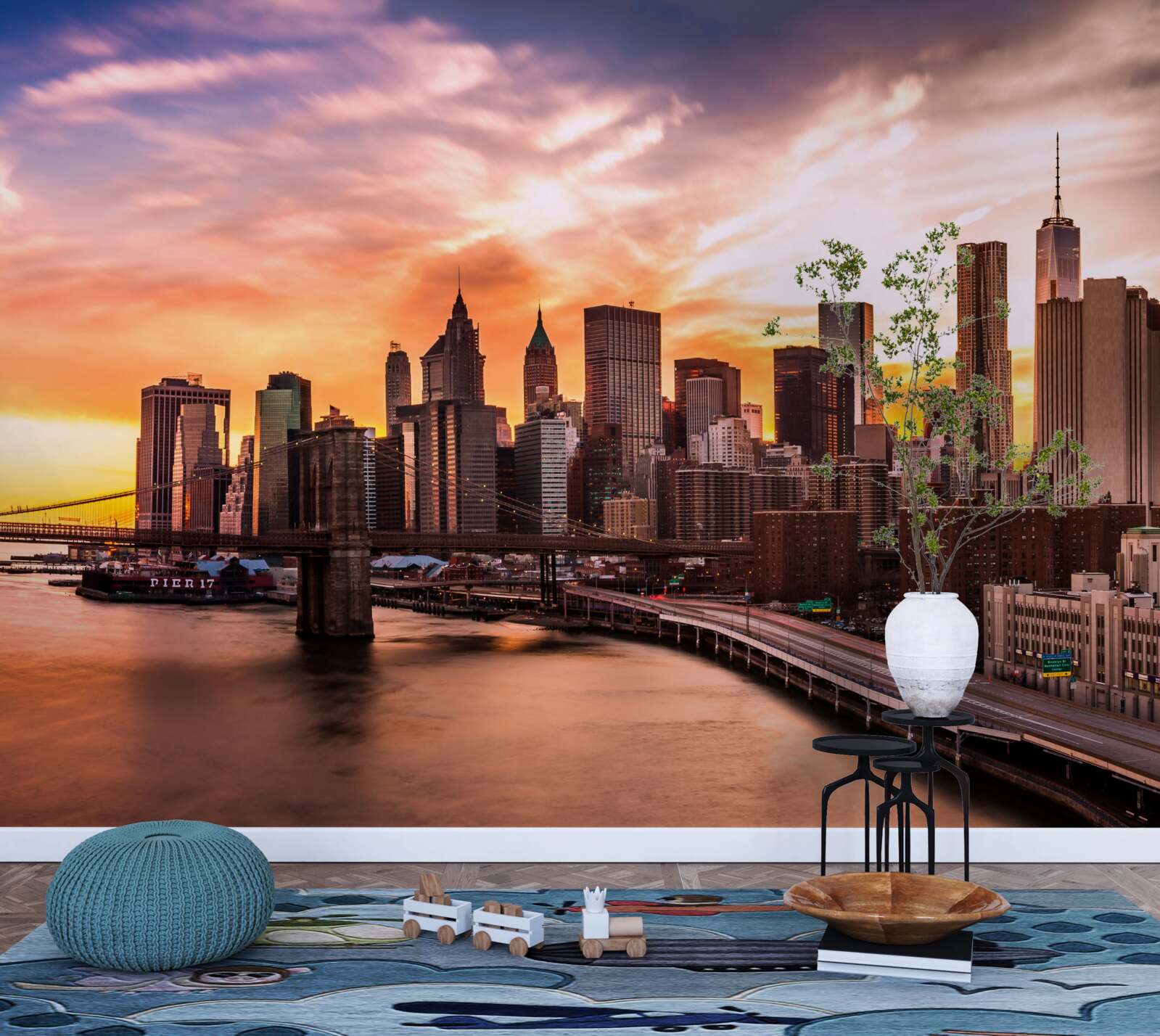 Papier peint commander à amber over brooklyn