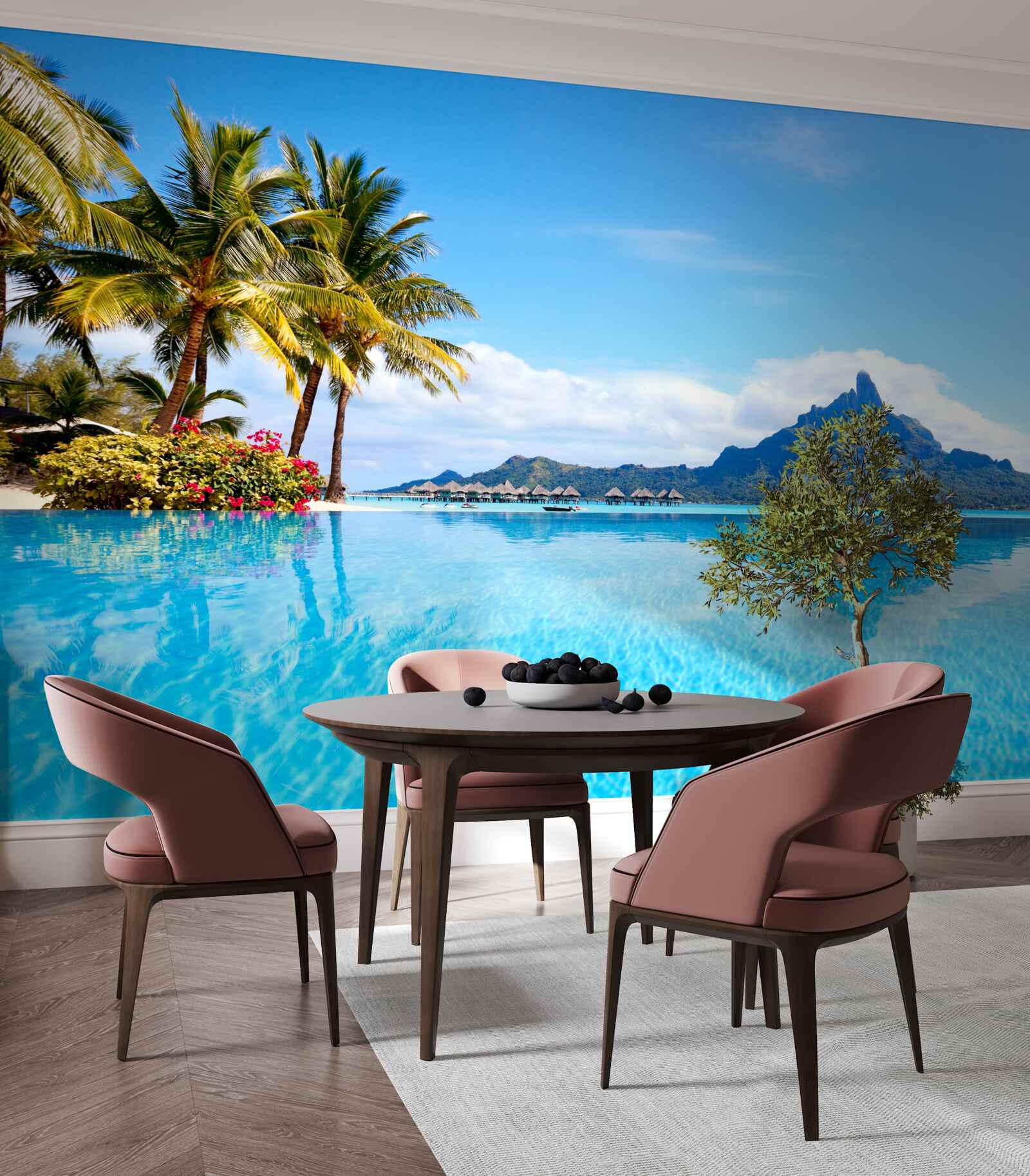 Papier peint la paix de l'esprit dans la demeure de la félicité céleste