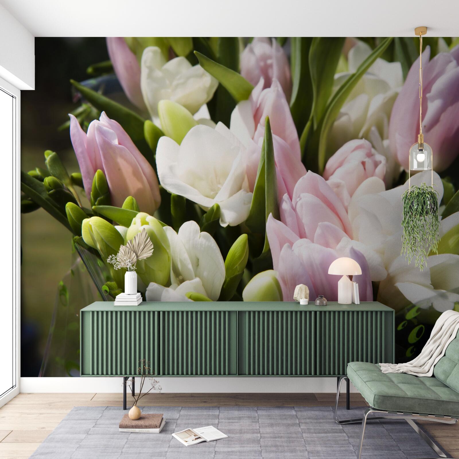 Papier peint kit flore de printemps