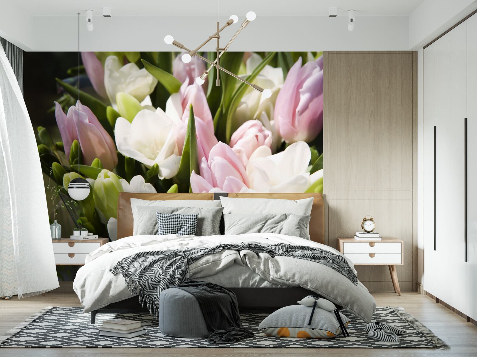 Papier peint kit flore de printemps