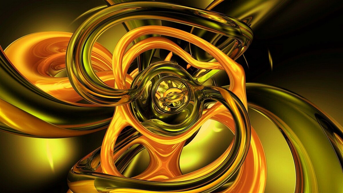 Papier peint lignes fermées aux contours lisses