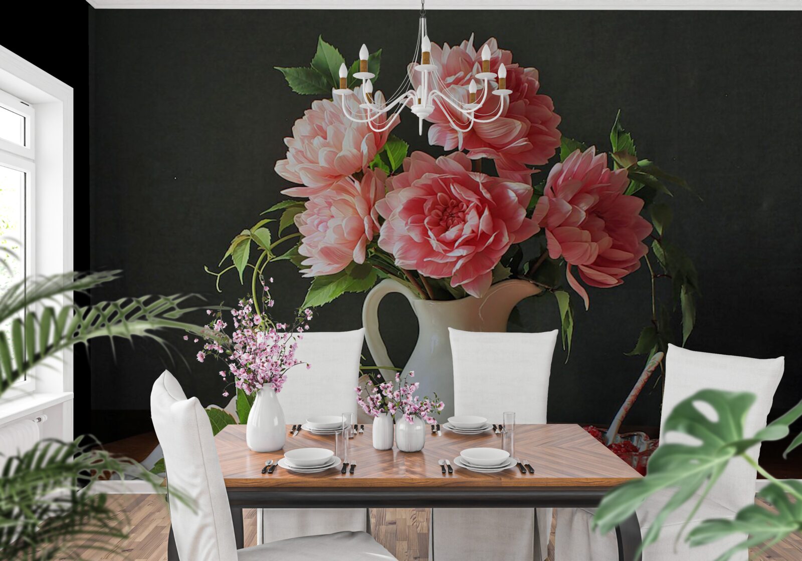 Papier peint Bouquet vivant dans une nature morte