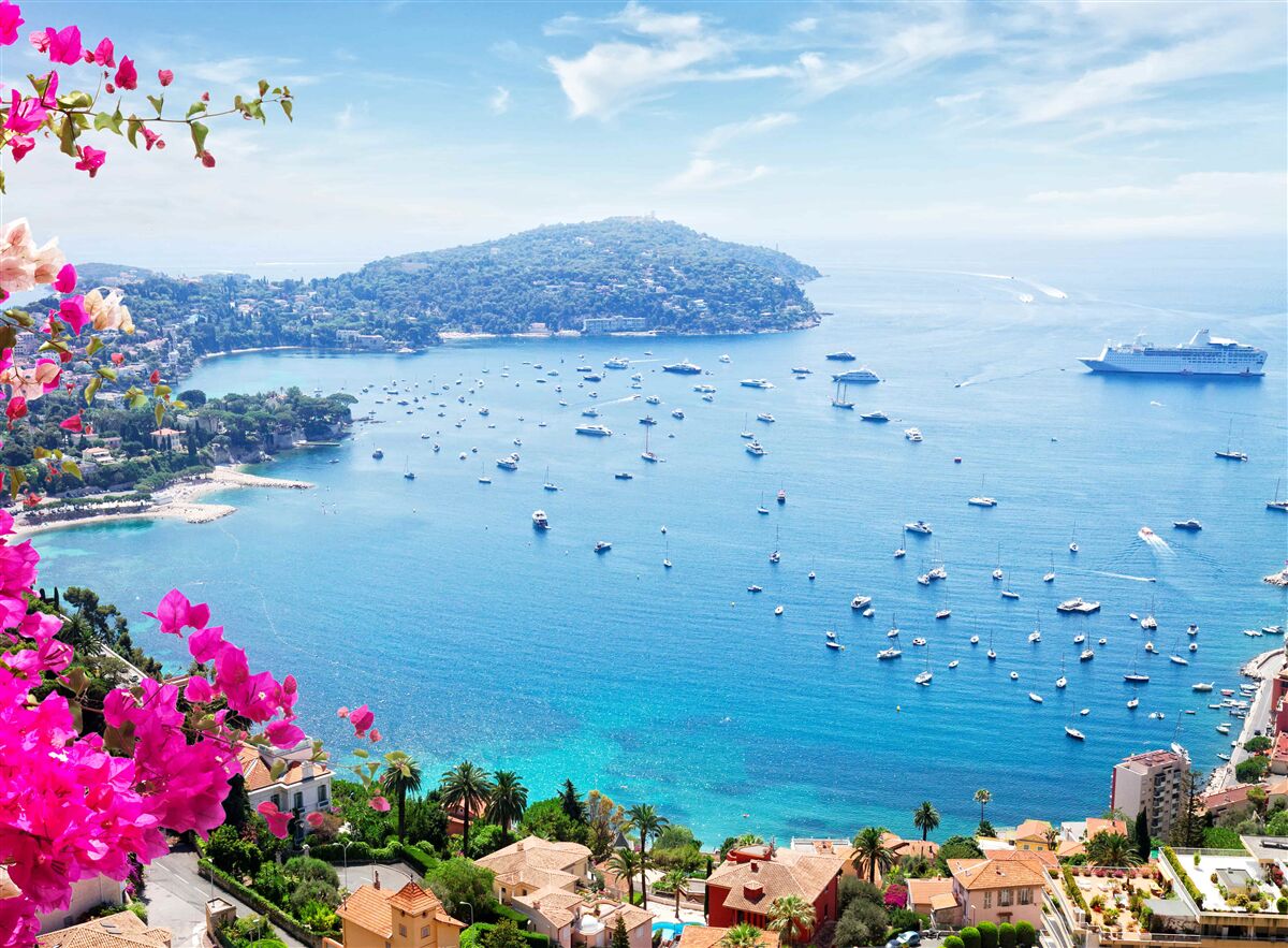 Papier peint quai près de la côte du saphir