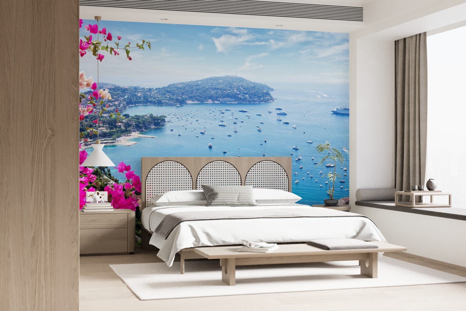 Papier peint quai près de la côte du saphir