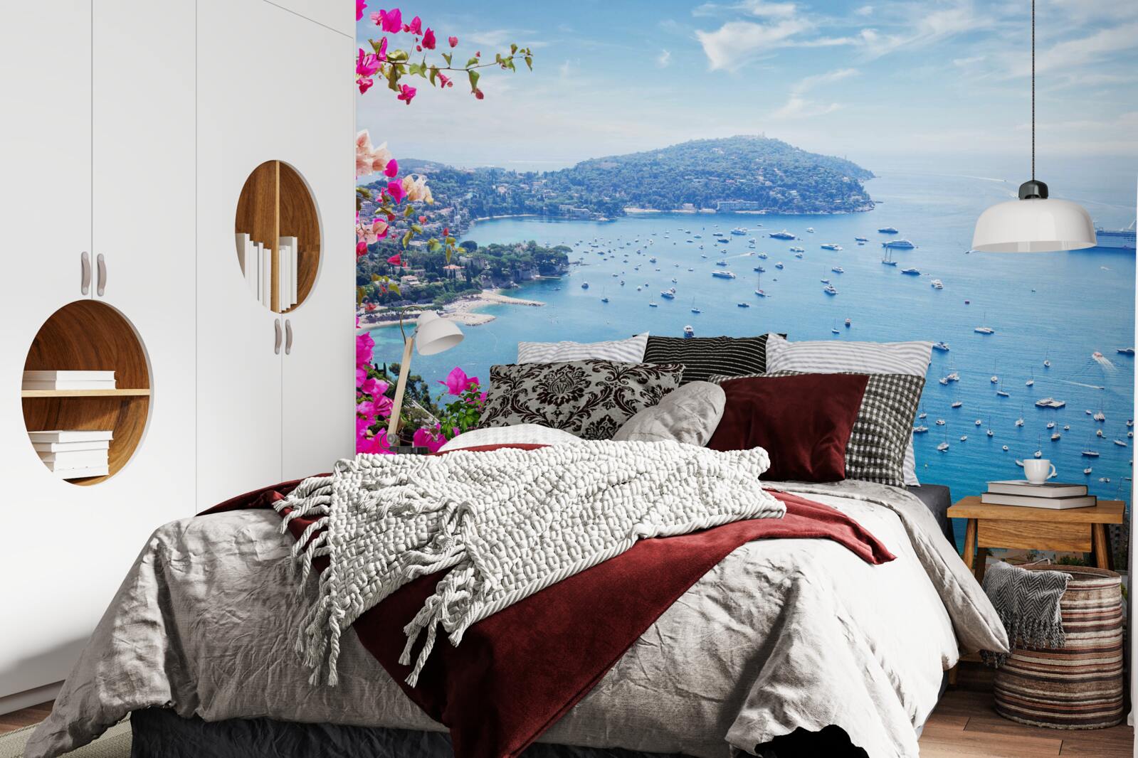 Papier peint quai près de la côte du saphir