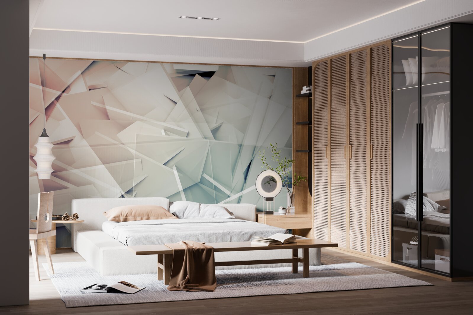 Papier peint grêle éclats de verre