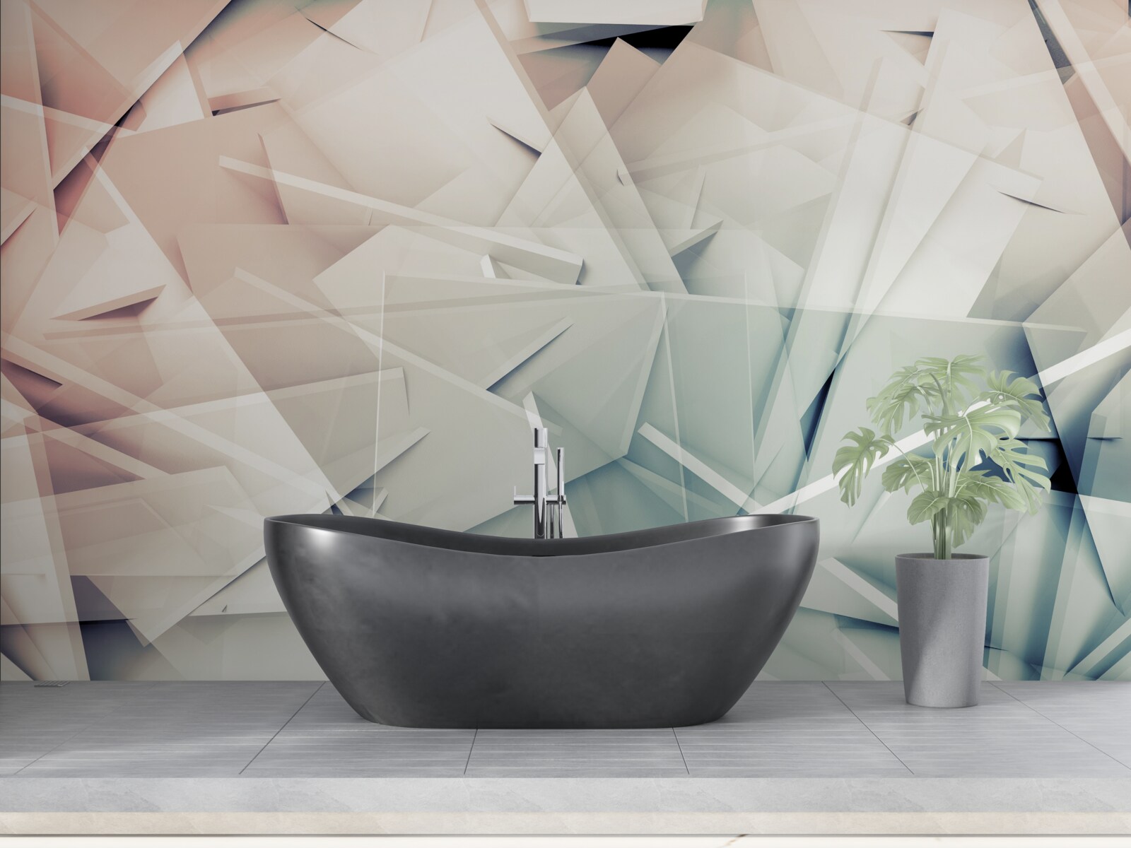 Papier peint grêle éclats de verre