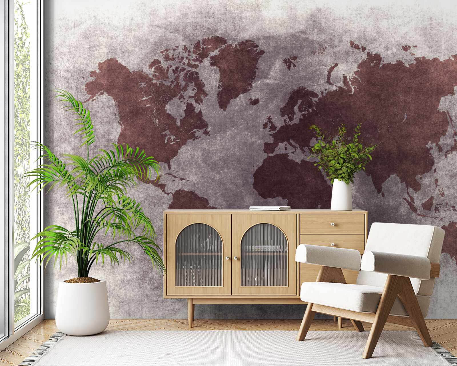 Papier peint entre les cartes du monde