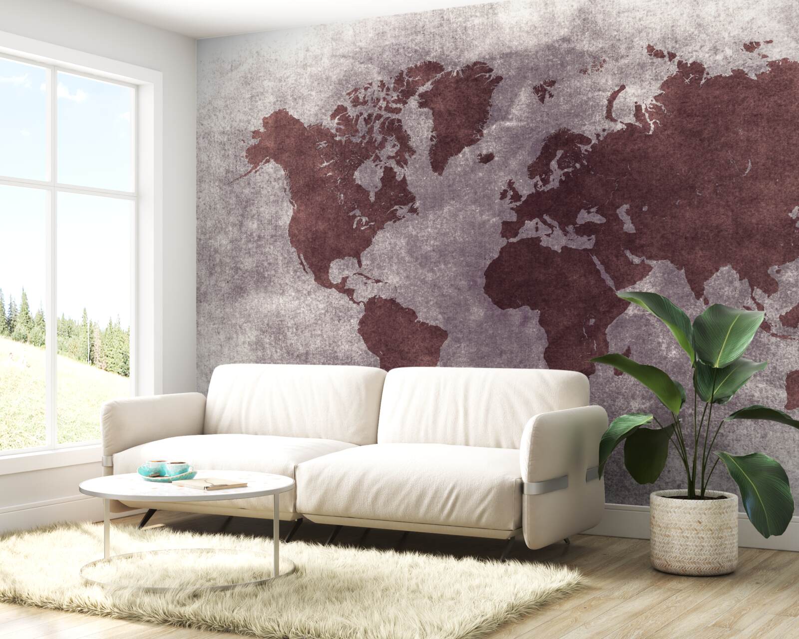 Papier peint entre les cartes du monde