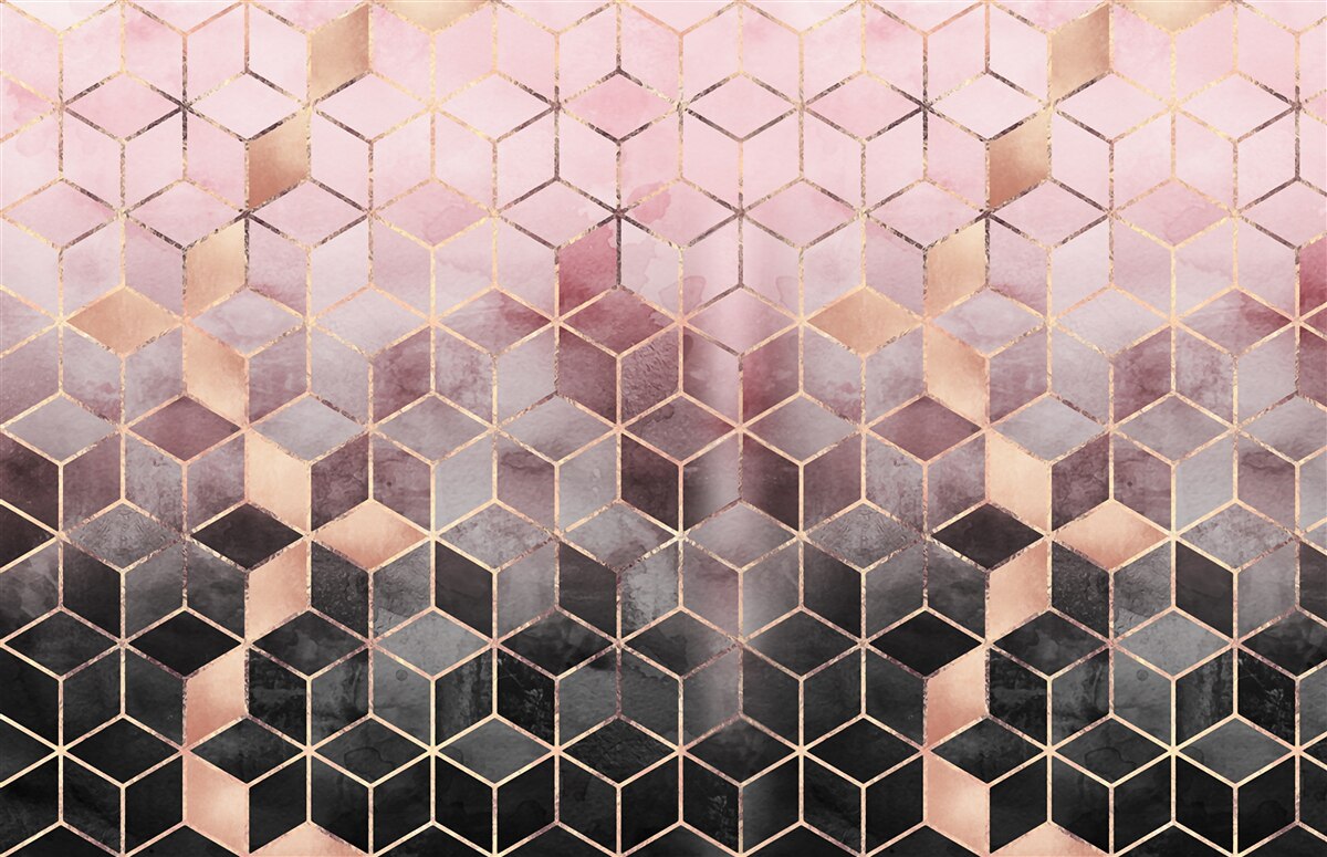 Papier peint gradient sur des segments rectangulaires