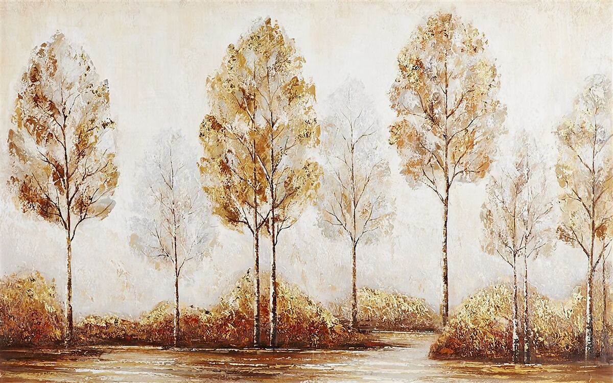 Papier peint image d'une forêt en automne