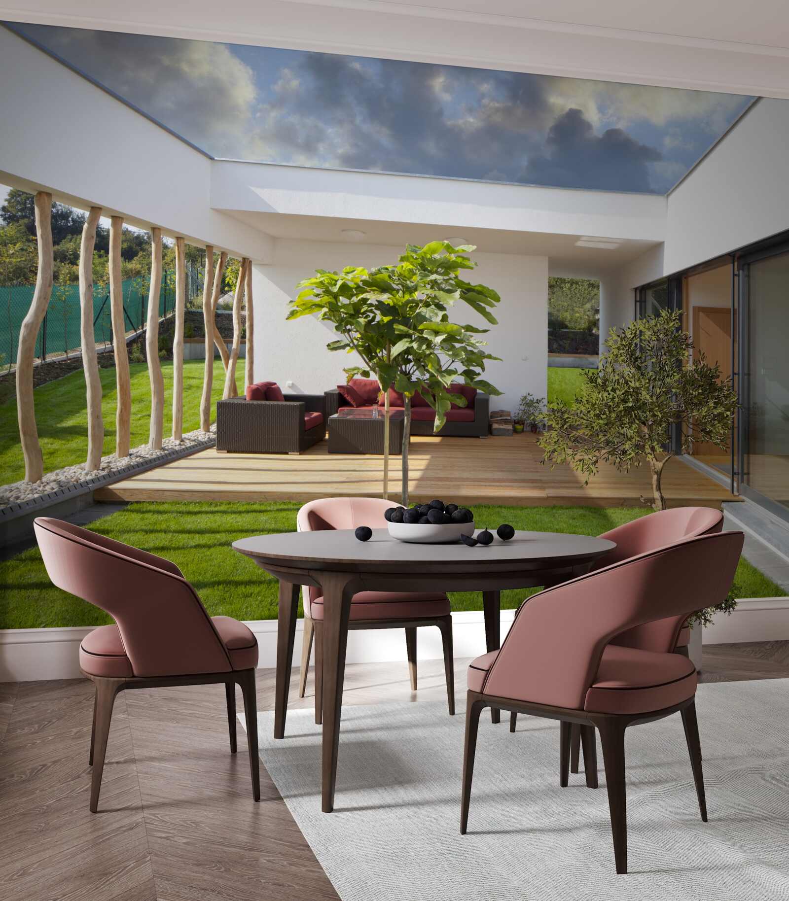 Papier peint modernisation de l'aménagement intérieur d'une maison privée