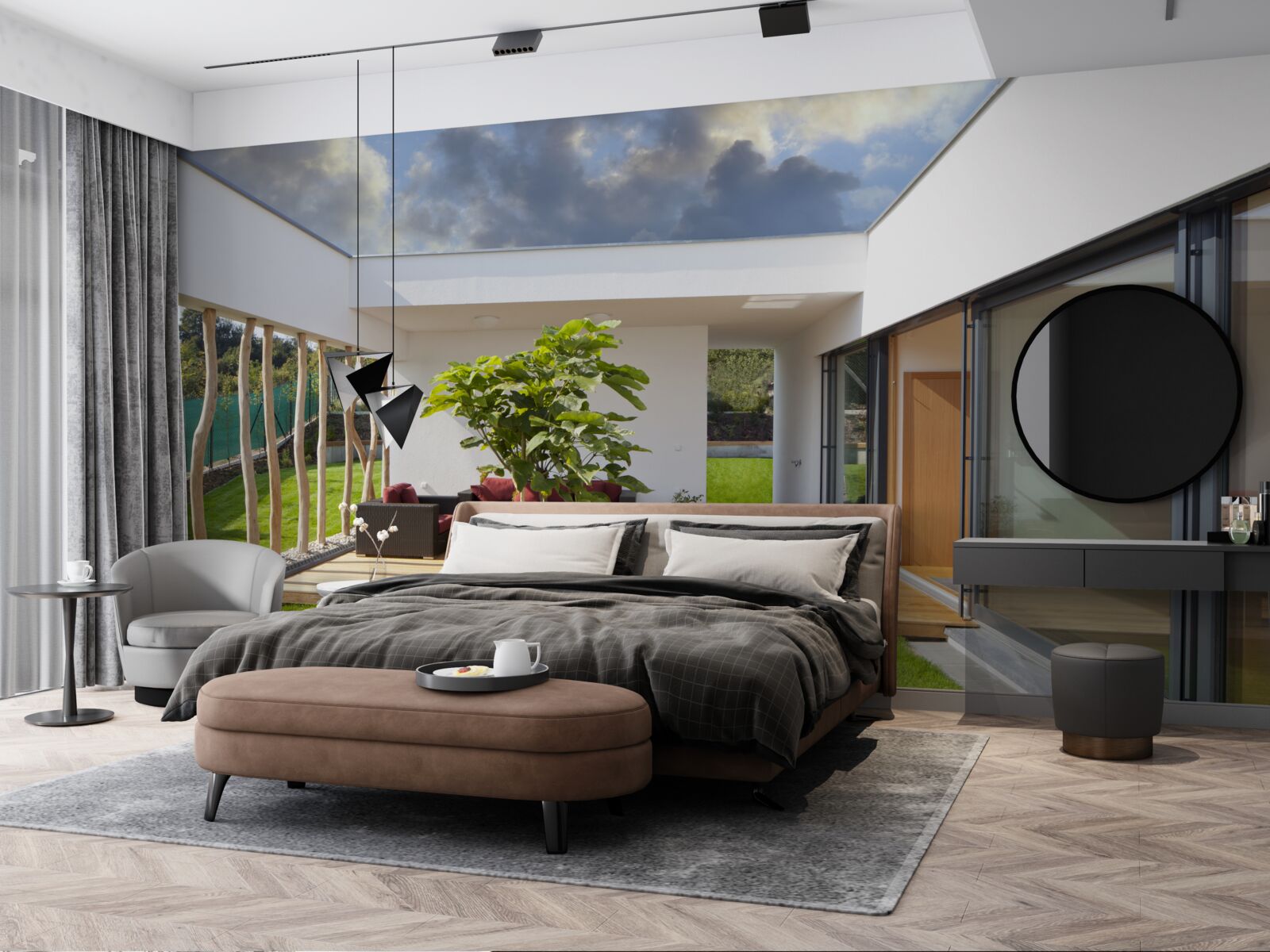 Papier peint modernisation de l'aménagement intérieur d'une maison privée