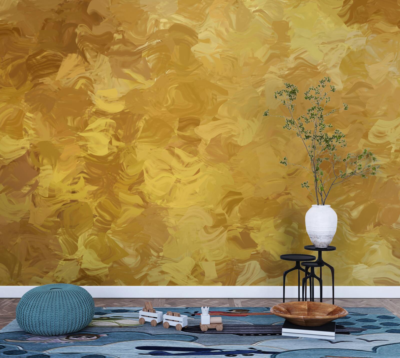 Papier peint arrière-plan avec texture dorée