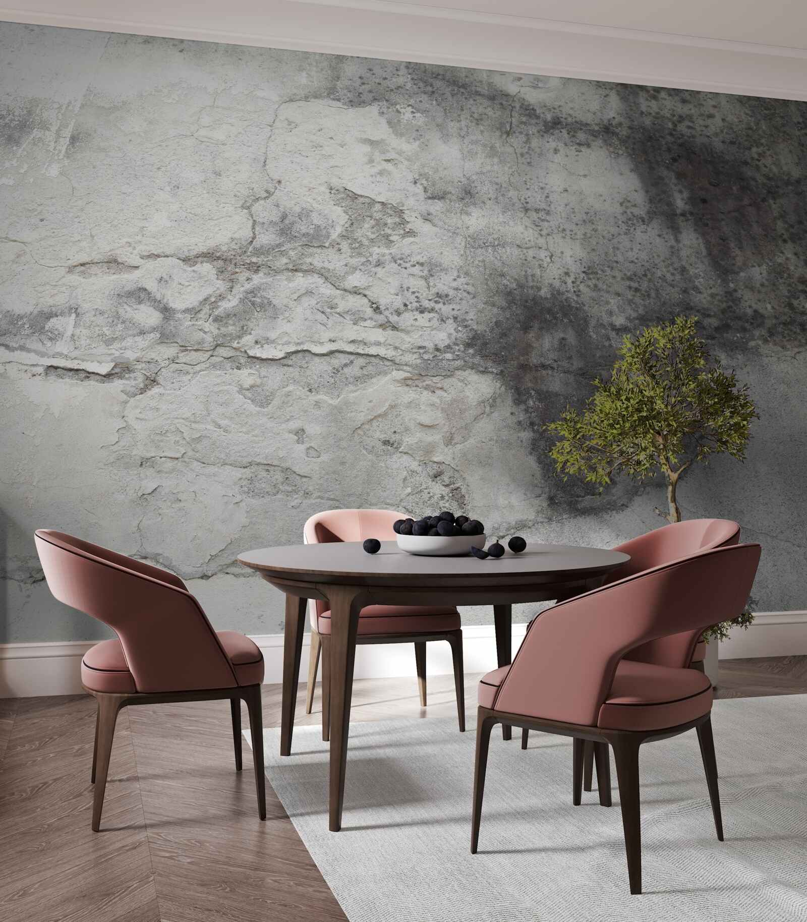 Papier peint texture grise des déchets