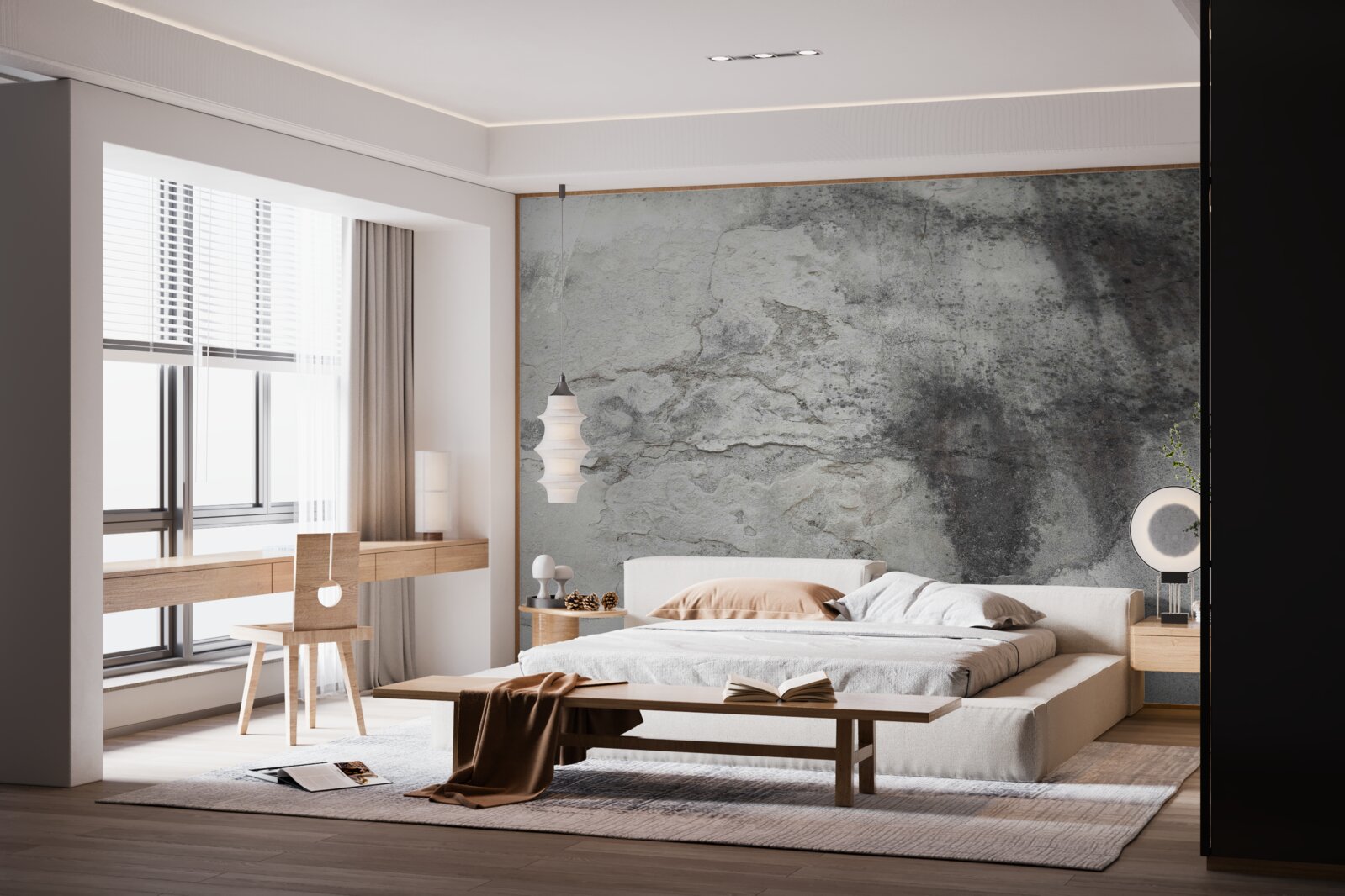 Papier peint texture grise des déchets