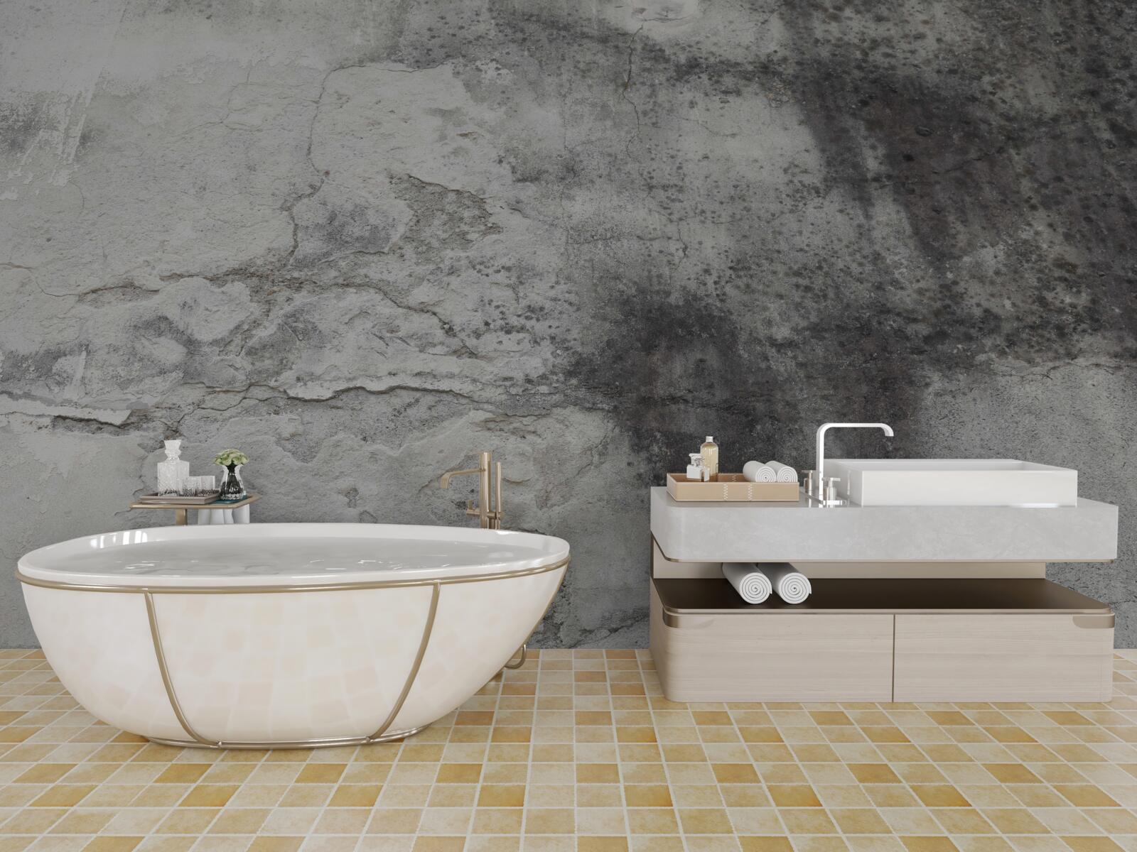 Papier peint texture grise des déchets