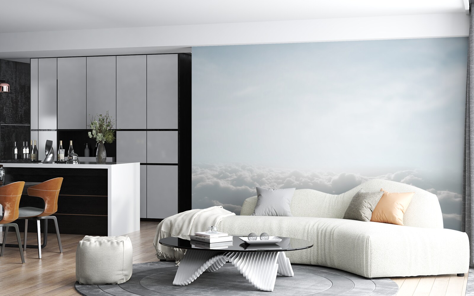 Papier peint hauteurs célestes}}