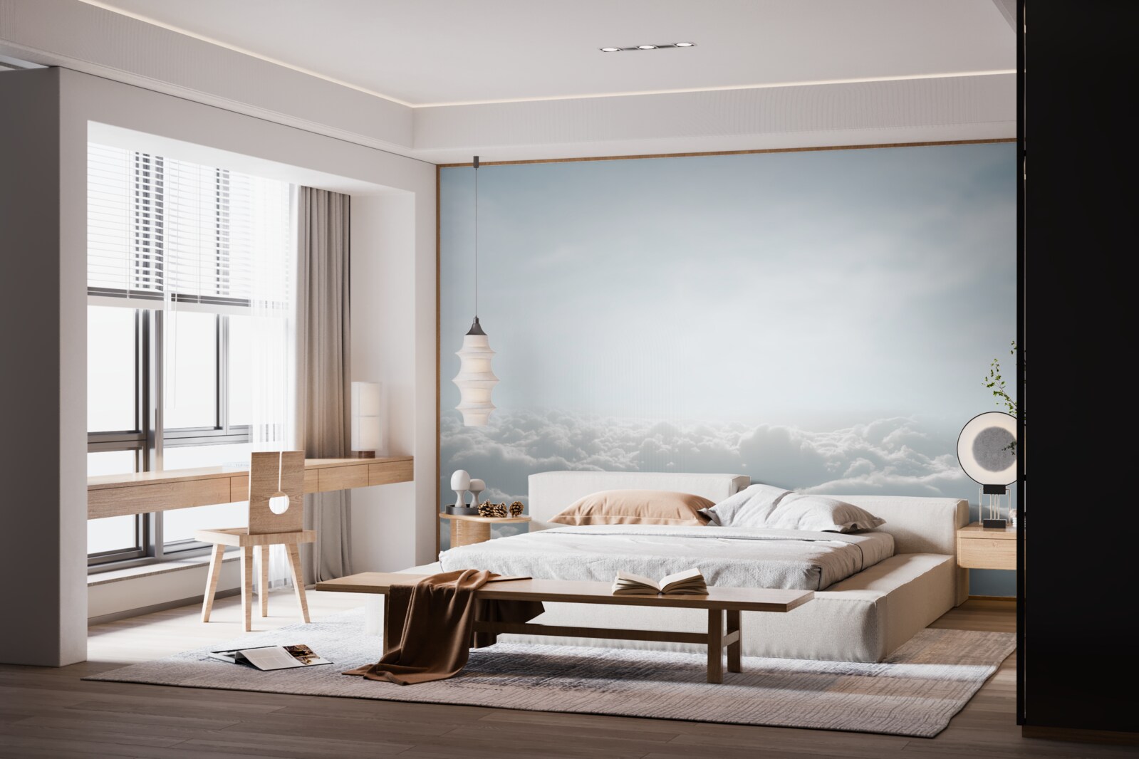 Papier peint hauteurs célestes}}