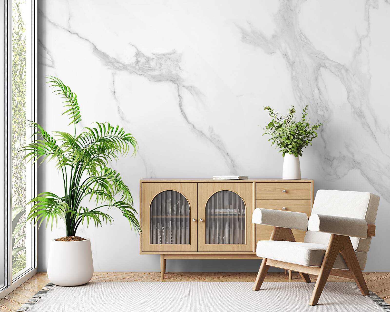 Papier peint fond blanc avec de la fumée grise flottant dans l'air