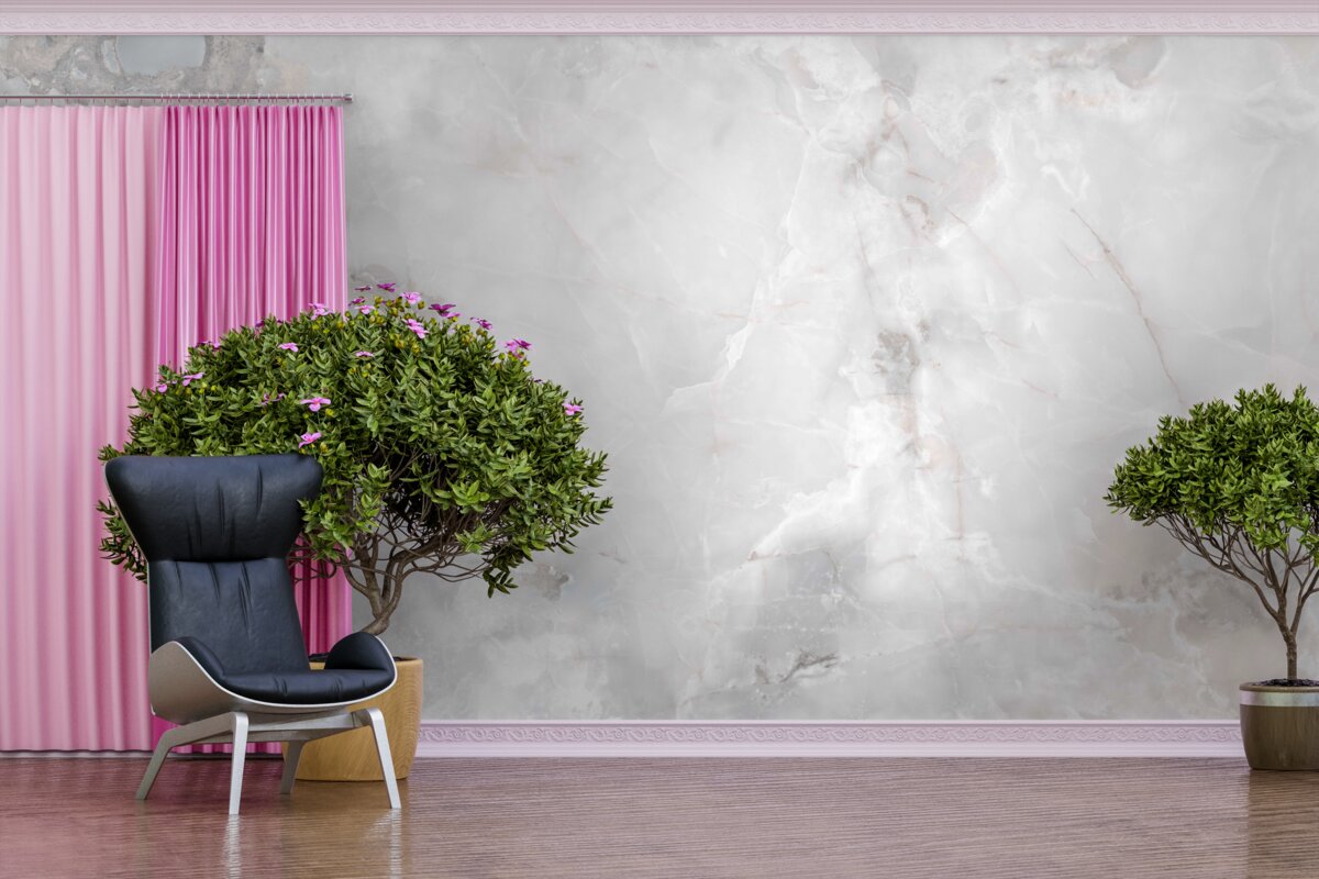 Papier peint nuages denses pénétrés par la lumière du soleil