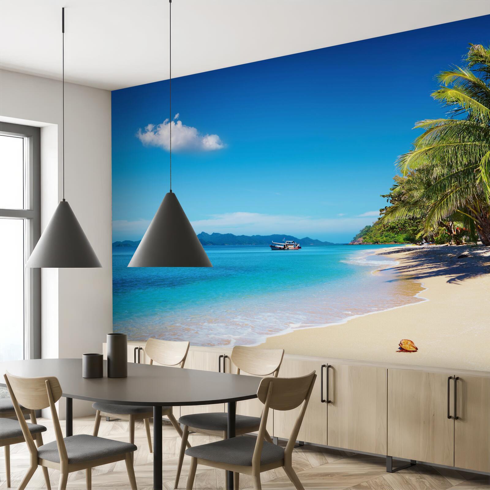 Papier peint plage de sable