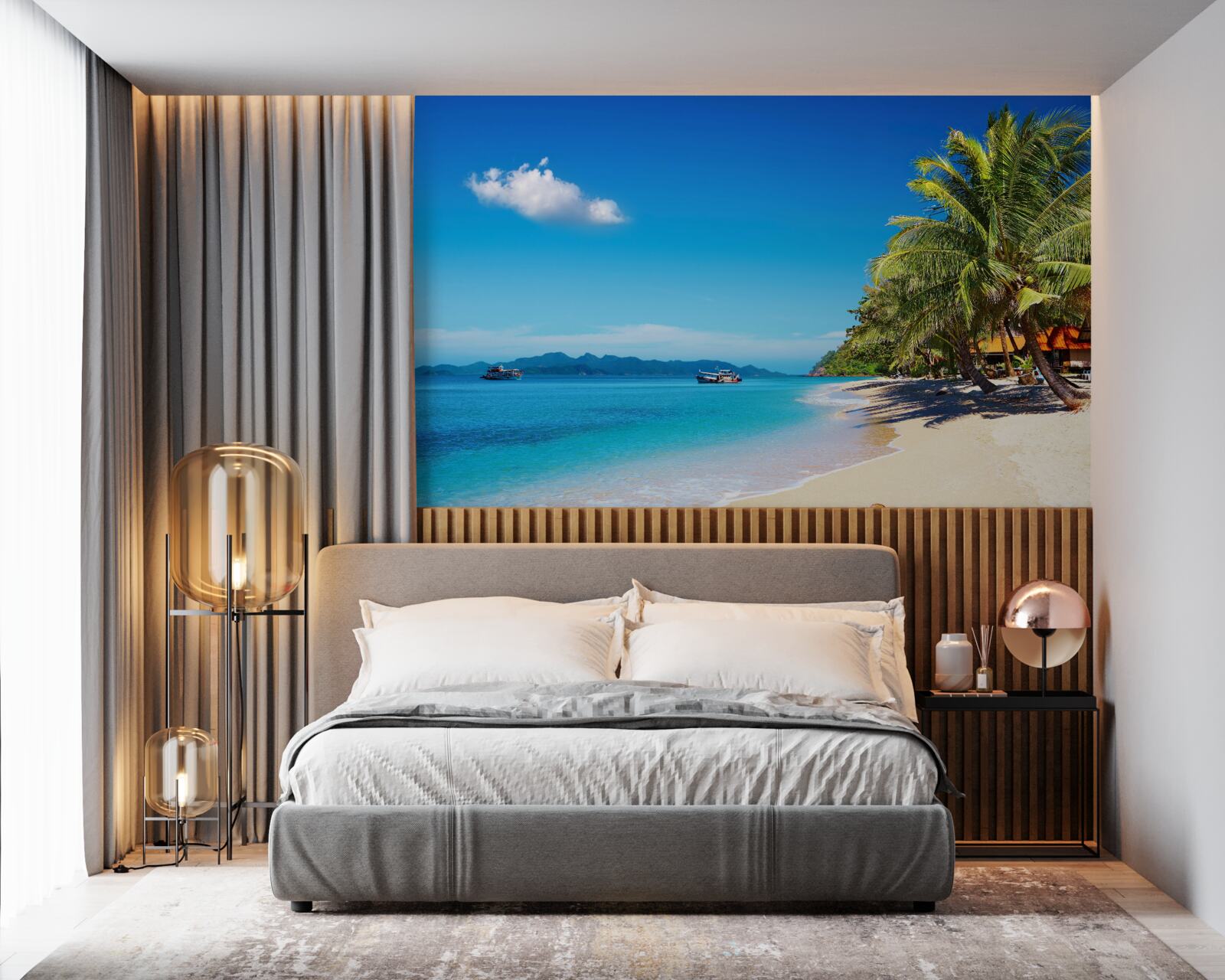 Papier peint plage de sable