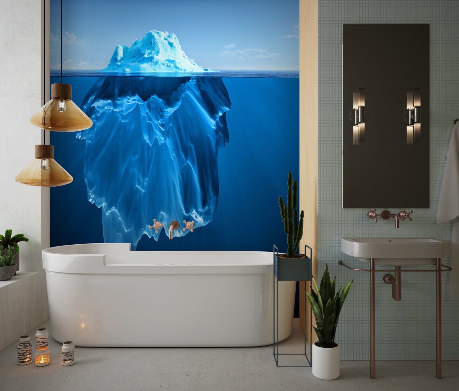 Papier peint énorme bloc de glace