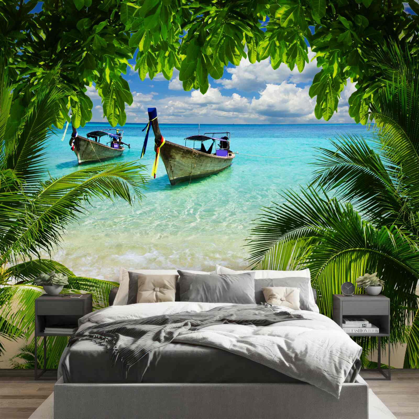 Papier peint navires près de la côte