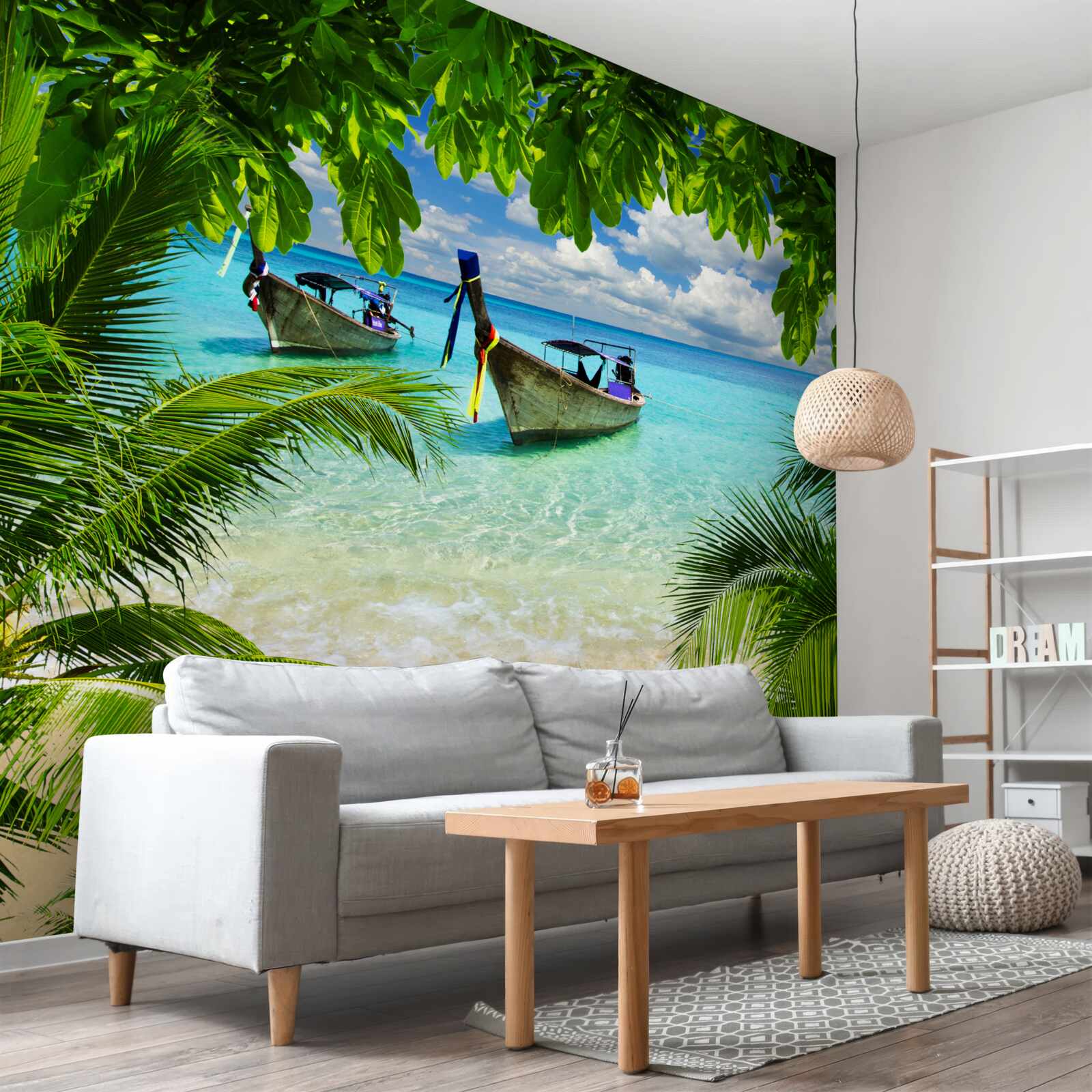 Papier peint navires près de la côte