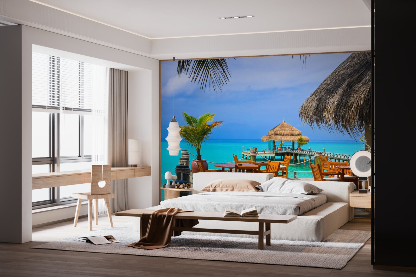 Papier peint restaurant d'eau