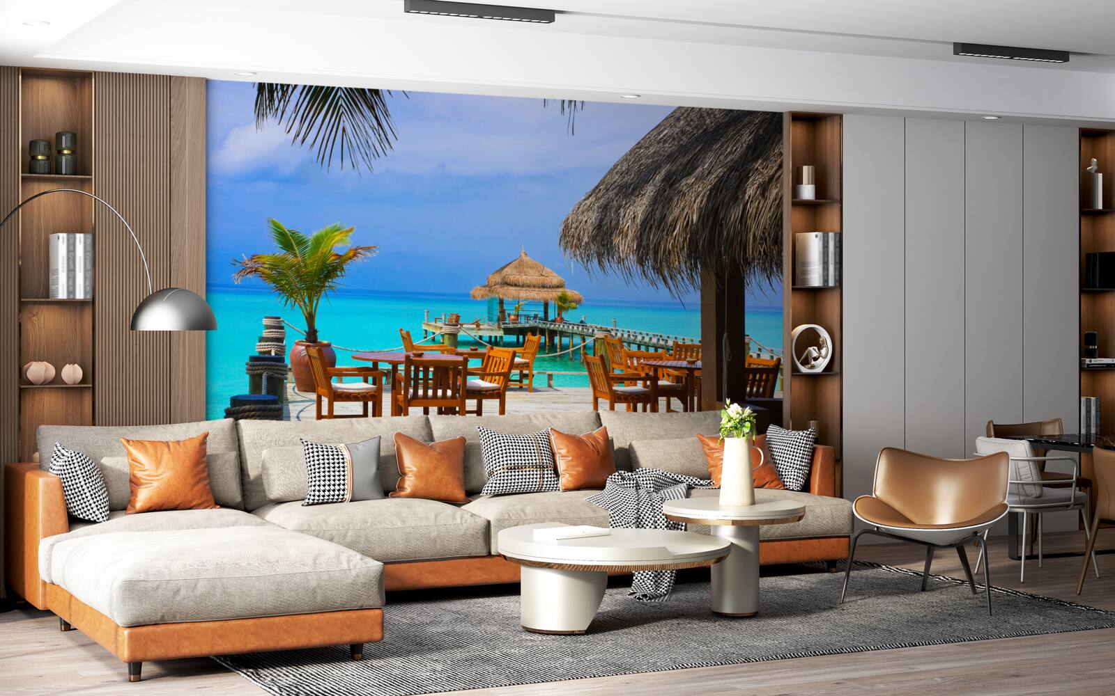 Papier peint restaurant d'eau