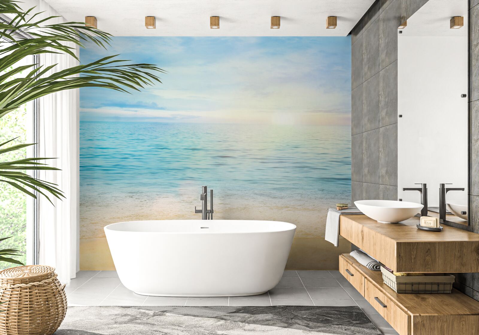 Papier peint la paix en mer