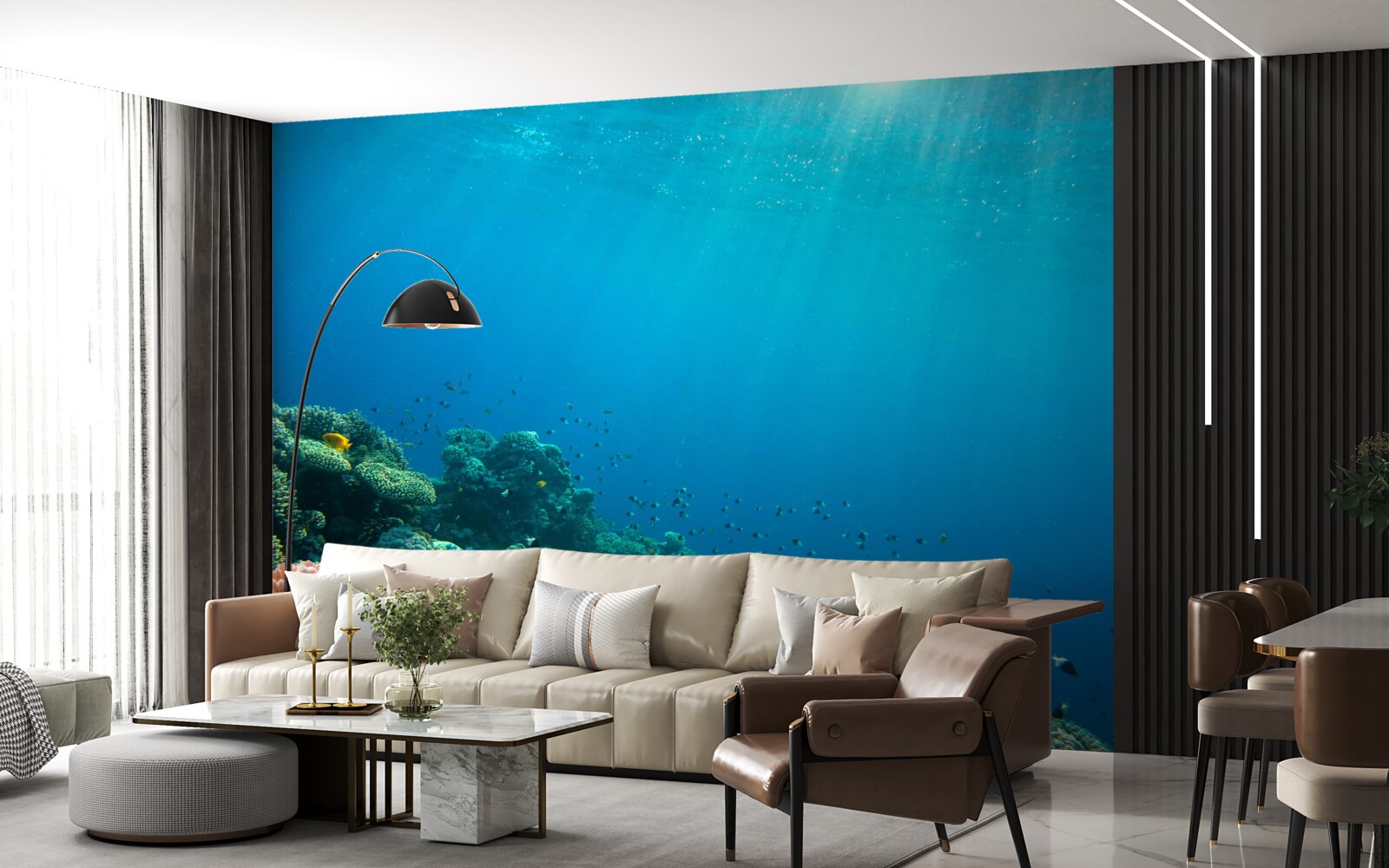 Papier peint profondeurs des océans