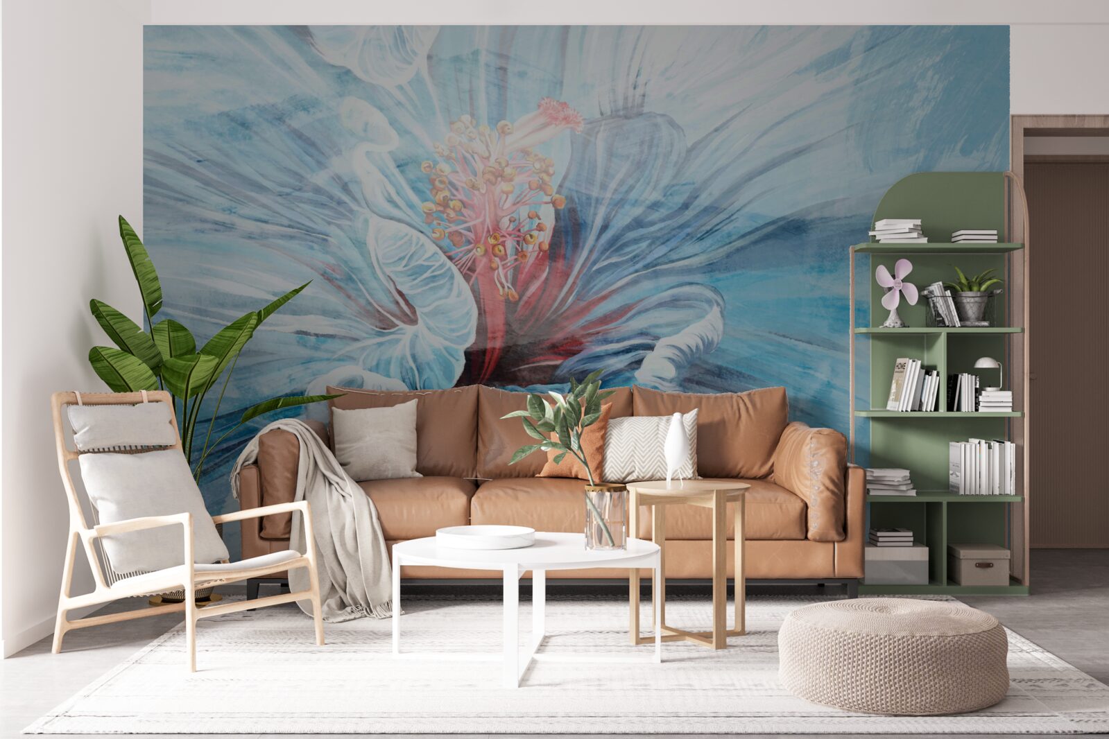 Papier peint la fleur qui s'épanouit